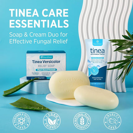 Roycederm Tinea Versicolor Cream & Soap Kit: Soothing Soap