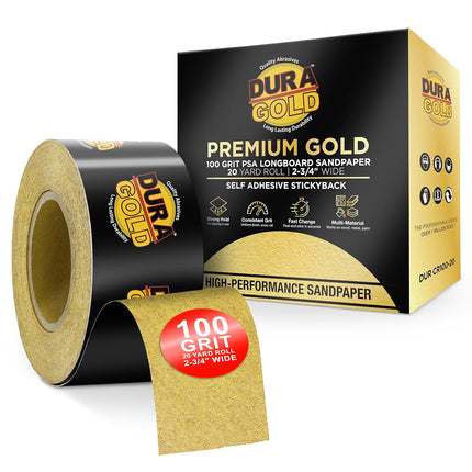 Dura-Gold - Premium - 100 Grit Gold - Longboard Co