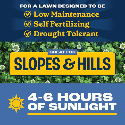 Pennington 100547419 Smart Seed Clover and Grass Mix 7 lb, Black Label