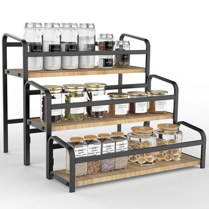 Spice Rack Organizer for Countertop, 3-Tier Spice 