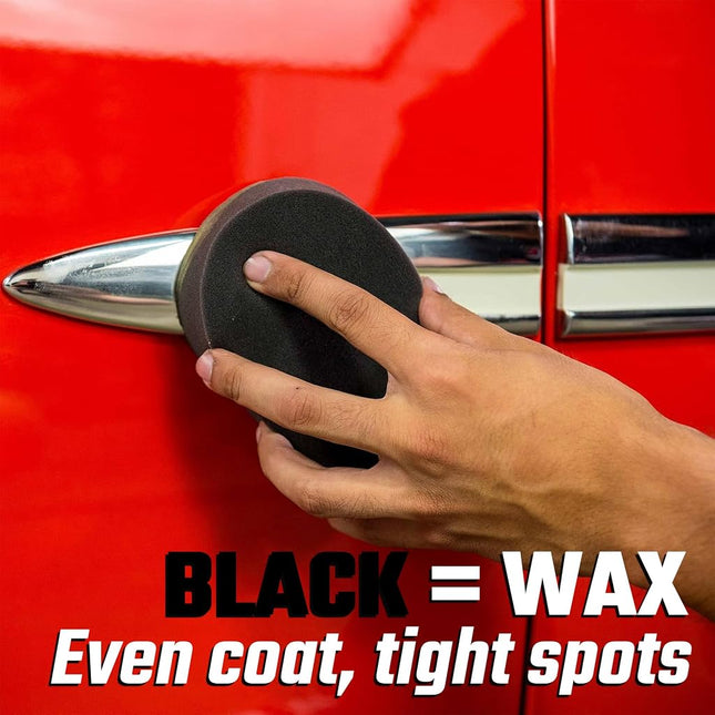 Chemical Guys BUFX_204 Hex-Logic Hand Applicator Pad Kit