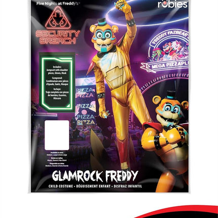 Ruby Slipper Company LLC Adult Five Nights at Freddy's Glamrock Freddy Fancy Dress Costume X-Large