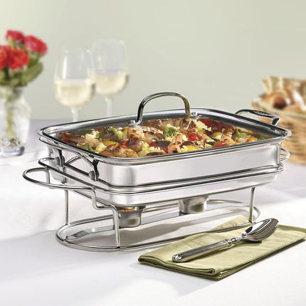 Cuisinart 7BSRT-31 Classic Entertaining Collection 12-Inch, 5-Quart Stainless Rectangular Buffet Server