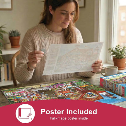 MasterPieces 550 Piece Jigsaw Puzzle for Adults, Family, Or Youth - Greetings from New England - 18" x 24"
