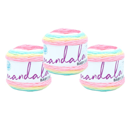 Lion Brand Mandala Baby Yarn Narnia (Pack of 3)