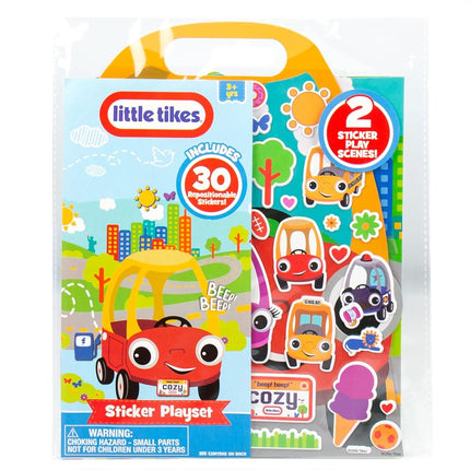 Repositionable Little Tikes Sticker Playset � Car & Truck Stickers for Kids Ages 3+