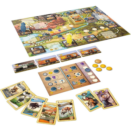Asmodee | Great Western Trail El Paso | 1-4 Players | 60-90 Mins | Ages 12+ | Board Game | Perfect Game for Game Nights When There is not Enough time for the core GWT Games by Lookout Games