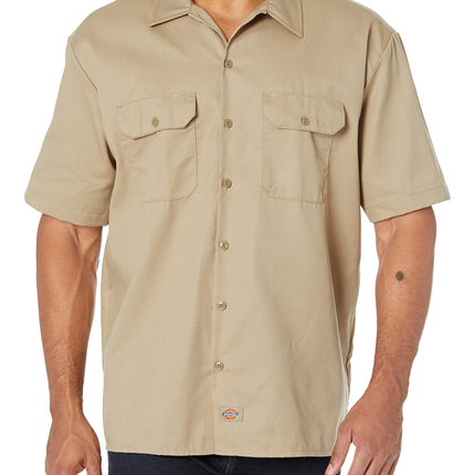 Dickies Shirts: Air Force Blue Short Sleeve Work Shirt 1574AF