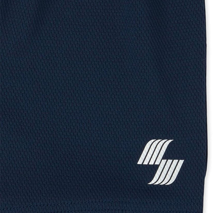 The Children's Place Pantalones Cortos Deportivos y de Uso Diario para Bebés Niños, Paquete de 2, Azul Marino/Gris, Talla 2T