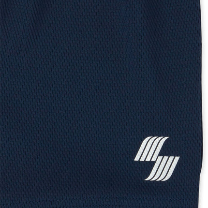 The Children's Place Baby Boys' Athletic and Everyday Shorts, Navy/Gray 2-Pack, 18-24 Months