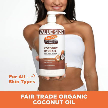 Palmer's Coconut oil formula coconut oil body lotion value size, 33.8 Ounce