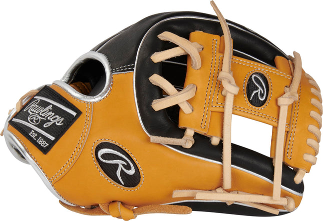 Gant de baseball Rawlings Heart of The Hide R2G 11,5" Pro I-Web pour droitier - Noir/Havane