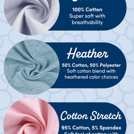 Fruit of the Loom Women's Bikini Underwear (Pack of 6), Cotton Blend - Pack of 12 - Grey/Blue/Purple, 8