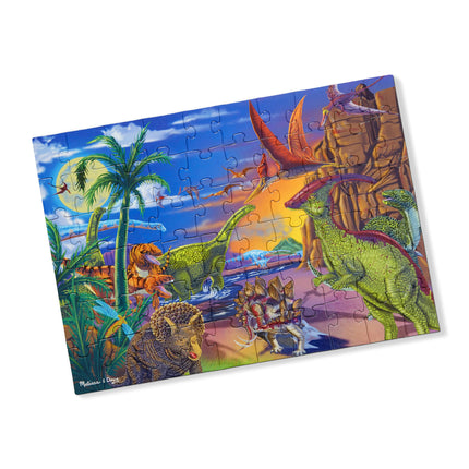 Melissa & Doug 60 Piece Land of Dinosaurs Cardboar