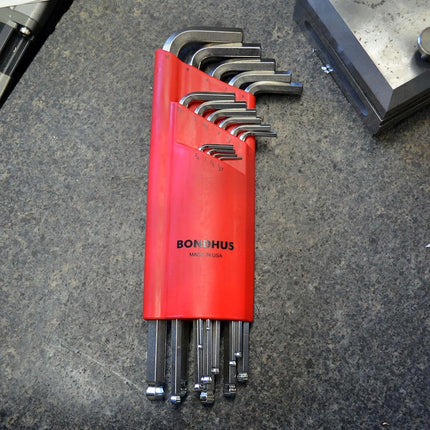 Bondhus BLX15MMB BRIGHTGUARD Set 1.27MM-10MM, 17095, PROTANIUM Precision HIGH Torque Steel