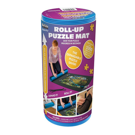 Buffalo Games - Tapis de puzzle enroulable, bleu