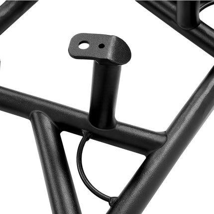 ALMULOO Parrilla trasera para cuatrimoto compatible con Can-Am Renegade 2007-2023 Todos los modelos Parrilla de acero Negro electroforesis