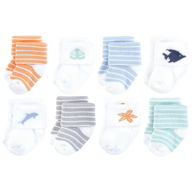 Hudson Baby Unisex Baby Cotton Rich Newborn and Te