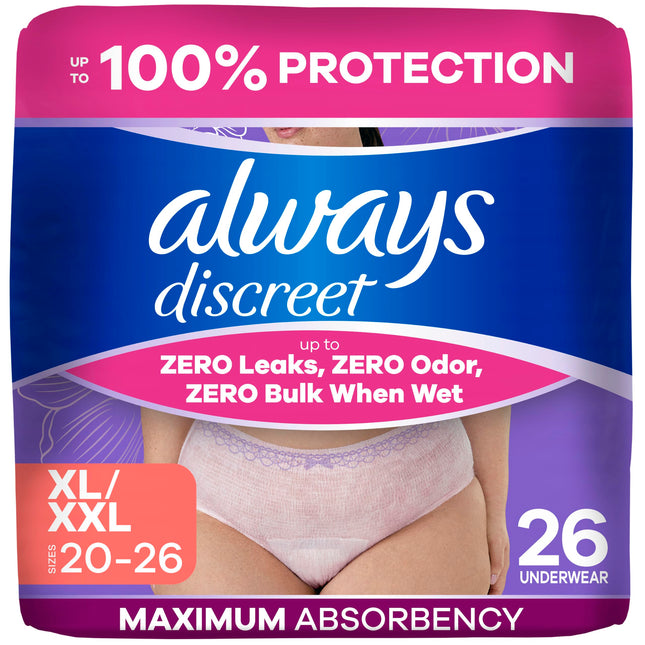 Always Discreet Adult Incontinence & Postpartum Un
