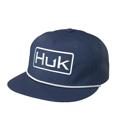 HUK Men's Rope Hats, Unstructured Adjustable Fishing Hat for Men, Captain Huk - Naval Academy, One size