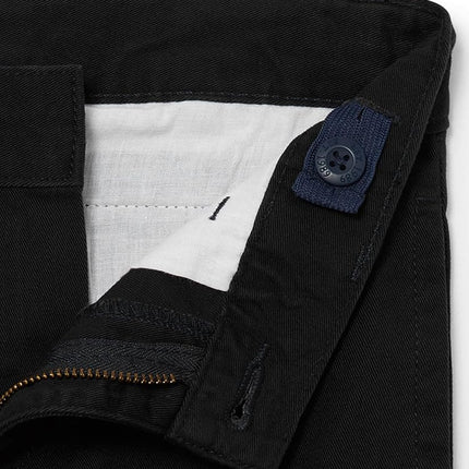 The Children's Place Boys' Chino Pants, Black, 20 Husky