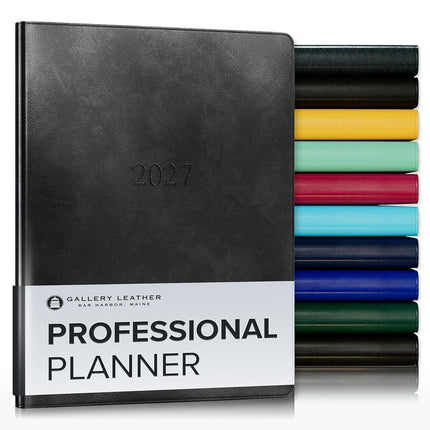 Gallery Leather Professional Planner 2026-2027 Aca