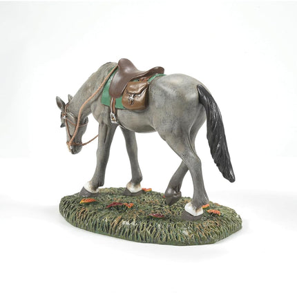 Department 56 Snow Village Halloween Accessories Gunpowder The Horse Figurine, 3.2 Inch, Multicolor
