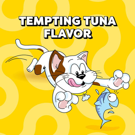 TEMPTATIONS Classic Crunchy and Soft Cat Treats Tempting Tuna Flavor, 16 oz. Tub