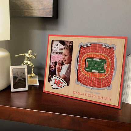 YouTheFan NFL Kansas City Chiefs 3D StadiumViews Picture Frame