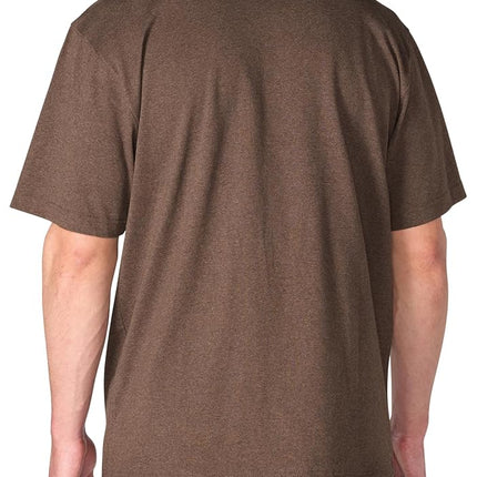 Carhartt Men's Iconic K87 Pocket T-Shirt, Dark Clove Heather, XXXL Tall