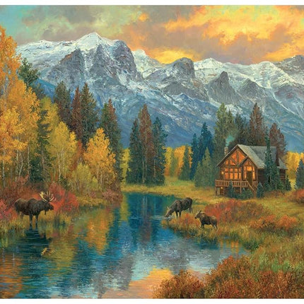 Buffalo Games - Abraham Hunter - Canadian Rockies - 1000 Piece Jigsaw Puzzle for Adults Challenging Puzzle Perfect for Game Nights - Finished Puzzle Size is