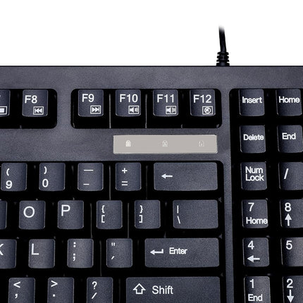 Adesso AKB-425UB - Easytouch Rackmount USB Touchpad Keyboard, Black