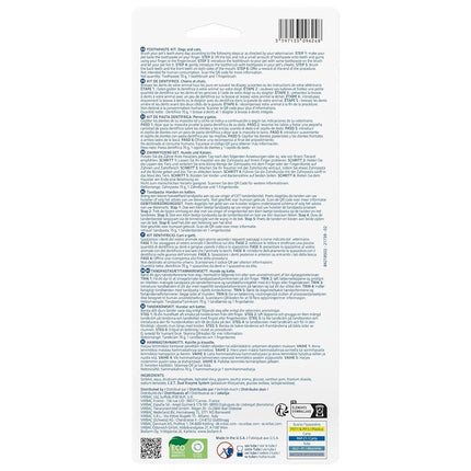 Virbac C.E.T. Oral Hygiene Kit for Cats and Dogs | 3 Piece Set with Dual Ended Toothbrush, Fingerbrush, and Poultry Flavor 2.5 oz Tube of Toothpaste | Remove Plaque & Tartar Buildup