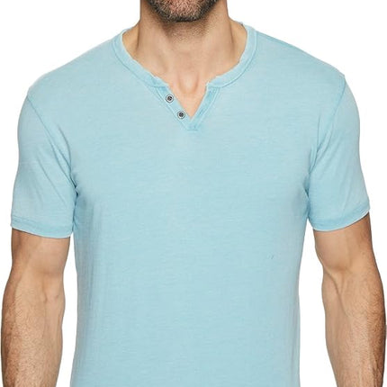 Lucky Brand Men's Venice Burnout Notch Neck Tee Sh