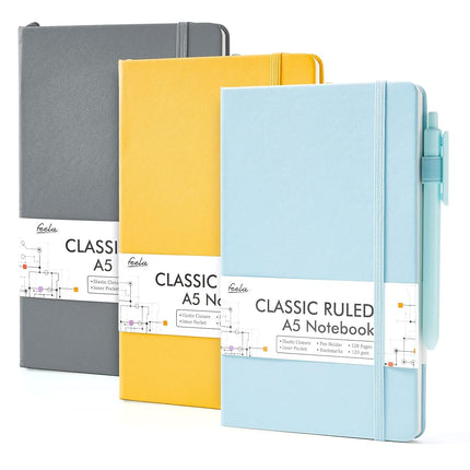 feela Hardcover Notebook For Work, Classic Ruled L
