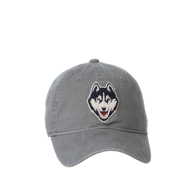 ZHATS Casquette réglable Scholarship pour homme NCAA Connecticut Huskies, anthracite, Connecticut Huskies anthracite, réglable