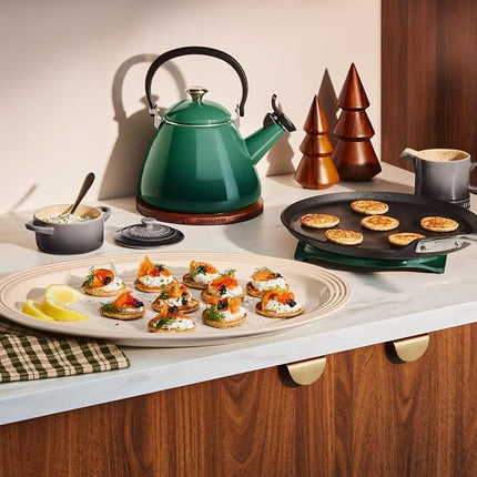 Le Creuset Toughened Antiadherente PRO Crepera con Rastrillo, 28 cm