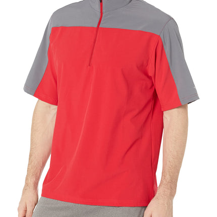 Mizuno Men's Comp Short Sleeve Batting Jacket, Red
