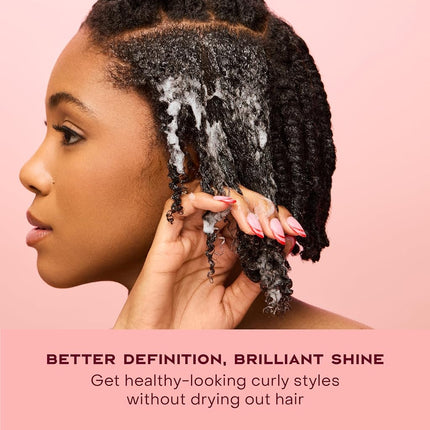 SheaMoisture Coconut & Hibiscus Frizz-Free Curl Mousse, Hydration, for Curly, Coily & Wavy Hair, with Certified Organic Shea Butter, 222ML