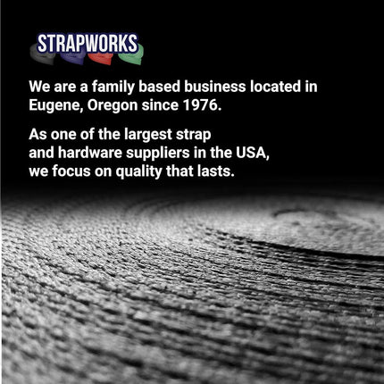 Strapworks Heavyweight Polypropylene Webbing - Heavy Duty Poly Strapping for Outdoor DIY Gear Repair, 1 Inch x 10 Yards - Powder Blue