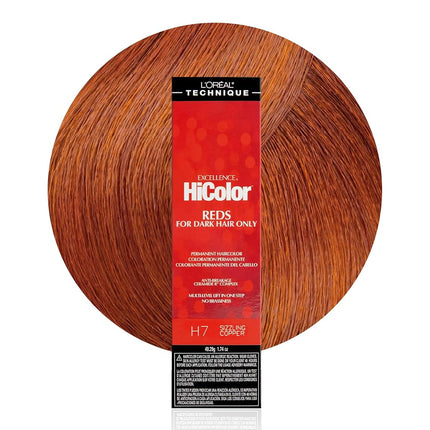 Loreal Excel Hicolor H07 Tube Sizzling Copper 1.74