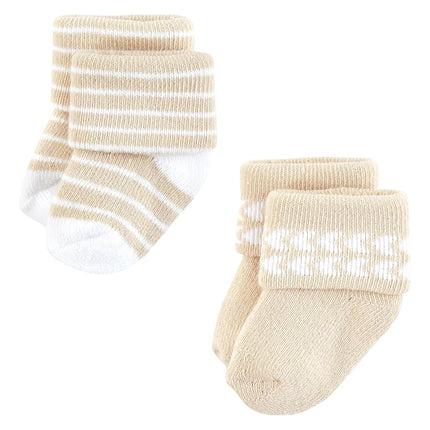 Hudson Baby Unisex Baby Cotton Rich Newborn and Terry Socks, Little Lizard, 0-6 Months, Little Lizard, 0-6 Months