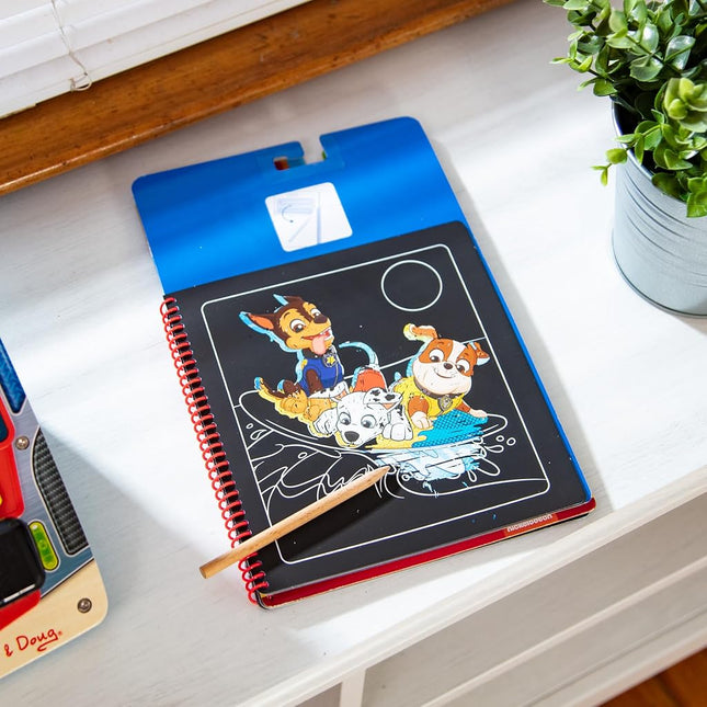 Melissa & Doug PAW Patrol Scratch Art 3-Pack – Chase, Skye, Marshall Color Reveal Travel Activity Pads