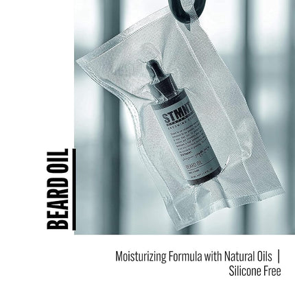 STMNT STATEMENT GROOMING GOODS Beard Oil 50 ml Moisturising Beard Oil Made from Natural Oils for a Soft Beard Free from Silicones Vegan & PETA-Certified