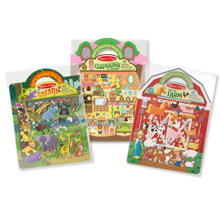 Melissa & Doug Puffy Sticker Activity Books Set - 