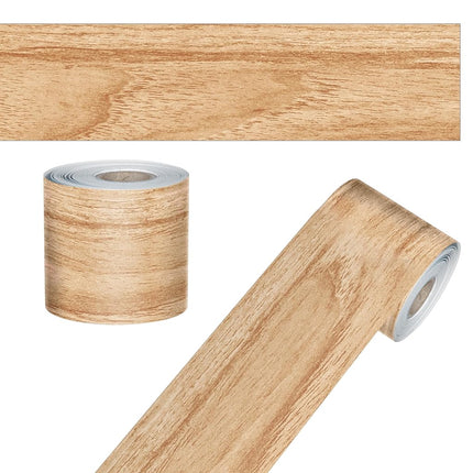Carson Dellosa Grow Together 65Ft of Light Wood Grain Bulletin Board Borders, 1 Roll of Natural Trim for Rolling Whiteboard, Cork and Posterboard, Party, Classroom Decorations, and Farmhouse Decor