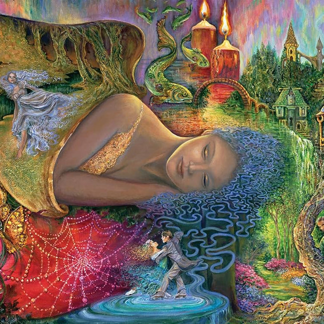 Buffalo Games - Josephine Wall - Colorful Dreaming - 1000 Piece Jigsaw Puzzle for Adults Challenging Puzzle Perfect for Game Nights - Finished Puzzle Size is 26.75 x 19.75