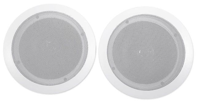 Pair Rockville HC655 6.5" 500 Watt in-Ceiling Home