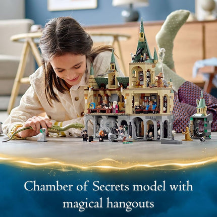 LEGO Harry Potter Hogwarts Chamber of Secrets 76389 Building Kit with The Chamber of Secrets and The Great Hall; New 2021 (1,176 Pieces)