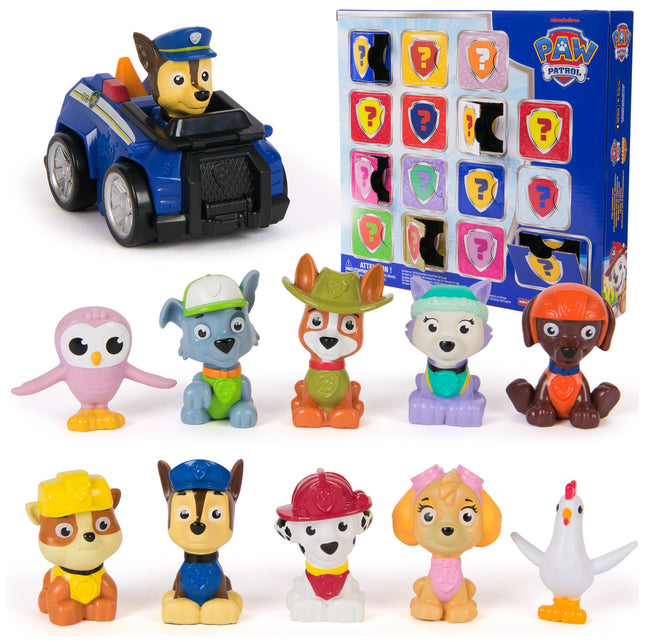 Paw Patrol Rewards Box, 8 Mini Figures, 2 Animal F